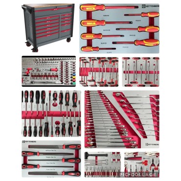 Servante XXL HUTTENBERG Outillée