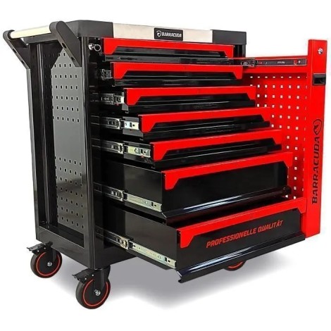 Servante d'atelier BARRACUDA CUDA 8 tiroirs/6 outillés