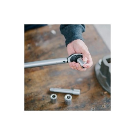 Clé dynamométrique 1/2 avec rallonge et 17, 19, 21 mm KRAFTMULLER