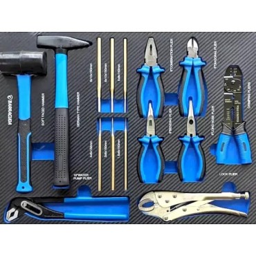 Servante d’atelier Barracuda Nardo Gray avec 7 tiroirs outillés