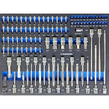 Servante d’atelier Barracuda Nardo Gray avec 7 tiroirs outillés