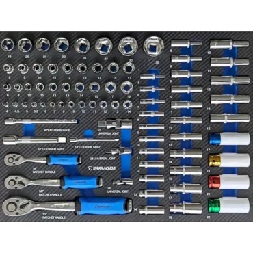 Servante d’atelier Barracuda Nardo Gray avec 7 tiroirs outillés