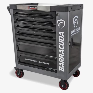 Servante d’atelier Barracuda Nardo Gray avec 7 tiroirs outillés