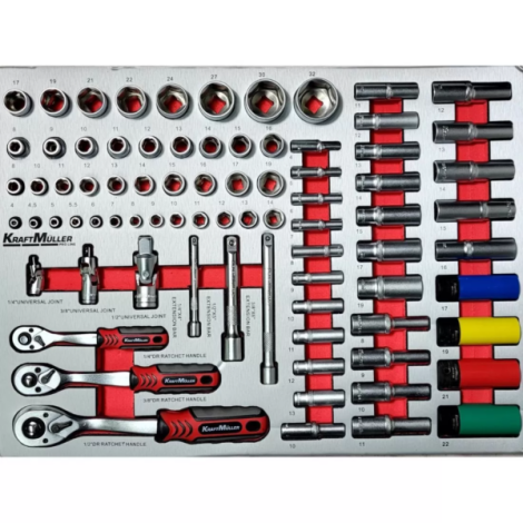 Servante Kraftmuller XXL 7 tiroirs outillés – Edition limitée « France »