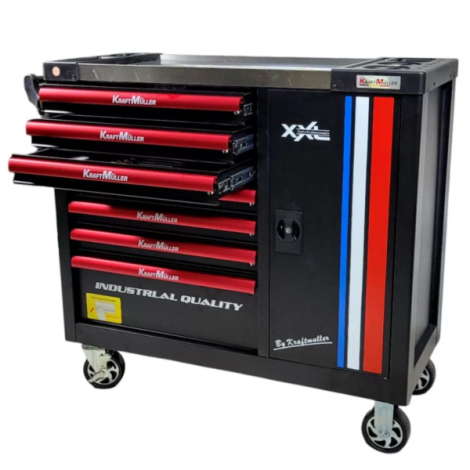 Servante Kraftmuller XXL 7 tiroirs outillés – Edition limitée « France »