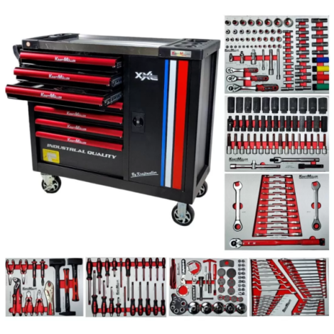 Servante Kraftmuller XXL 7 tiroirs outillés – Edition limitée « France »