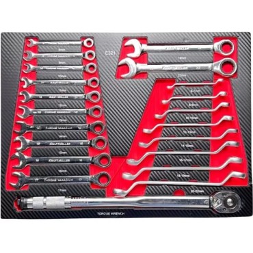 Version 2024 Kraft Muller Kingsize XXL 7 tiroirs outillés avec repousse pistons