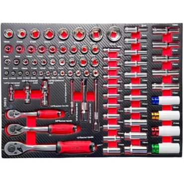 Version 2024 Kraft Muller Kingsize XXL 7 tiroirs outillés avec repousse pistons