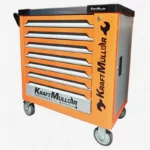 Servante Kraftmuller orange 7 tiroirs outillés