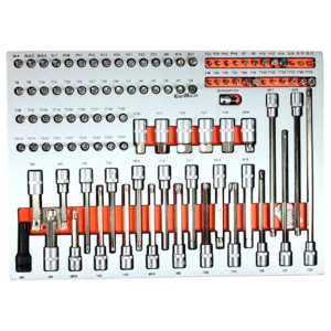 Servante d'atelier Kraftmuller KM9/7 orange 322 outils – Image 9