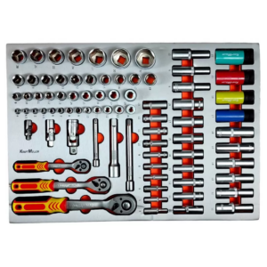 Servante d'atelier Kraftmuller KM9/7 orange 322 outils – Image 7